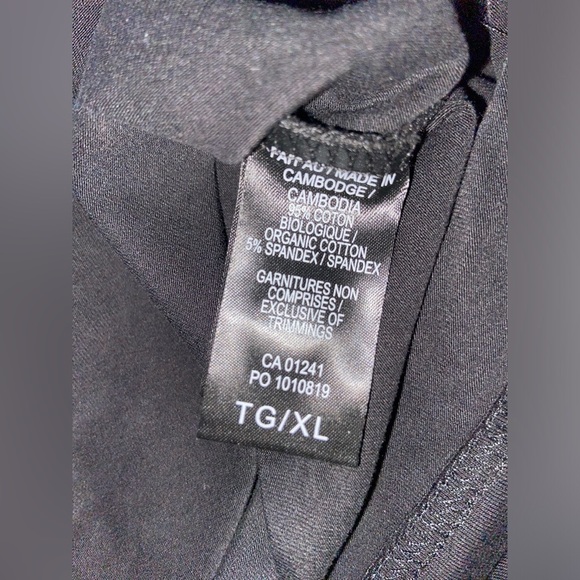 2/40$ Men’s Simon’s Le 31 organic cotton stretchy black polo Sz XL NWT - Picture 6 of 11